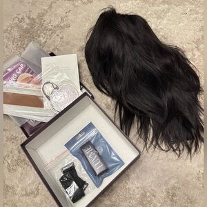 🌟 Luvme Hair 100% Human Hair Glueless Wavy Lob/Bob Wig BRAND NEW 🌟